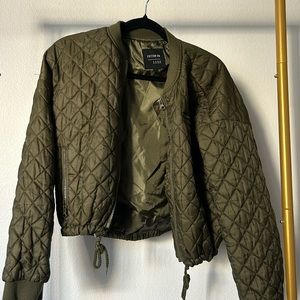 Green Bomber Jacket